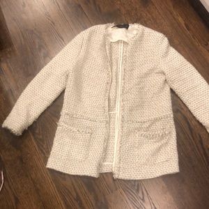 Zara jacket! Perfect winter pretty.